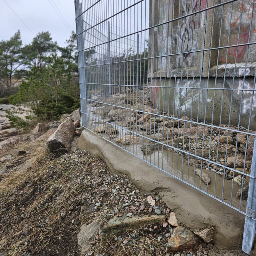 Stålnätspanel i Grebbestad